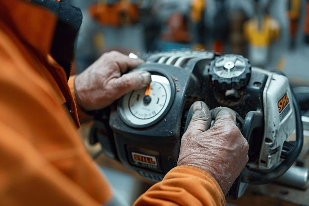 Comment régler le réglage ralenti d’une tronçonneuse Stihl ?