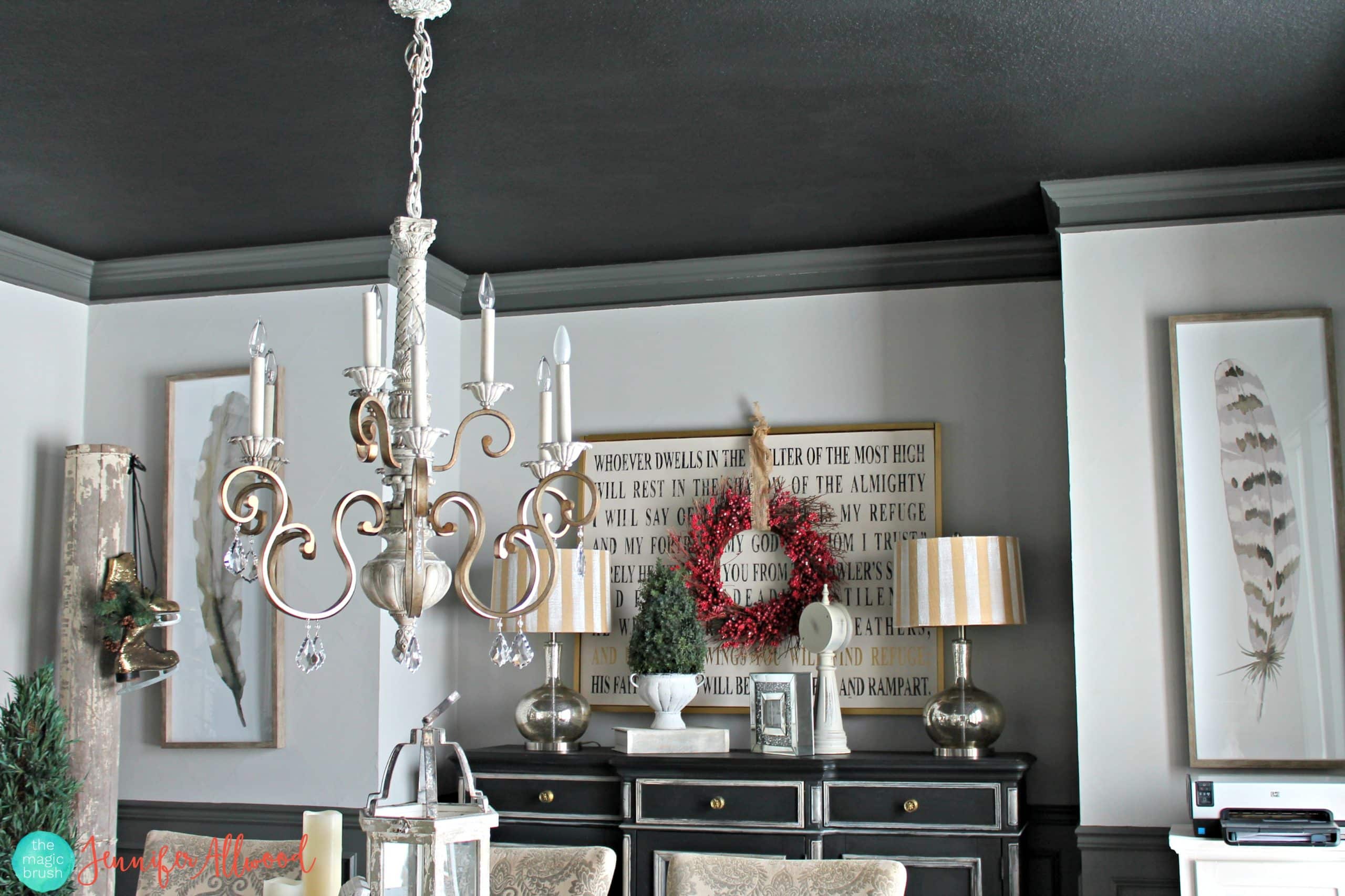peindre un plafond en noir bonne idée ou faux pas déco