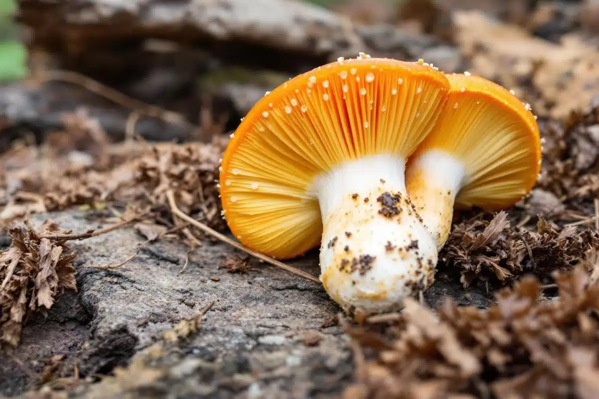 Champignon orange sur bois mort : Causes et solutions