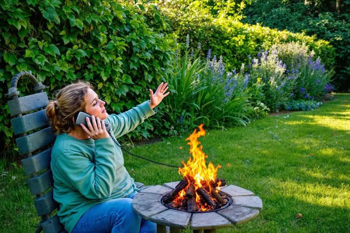 Mon voisin fait du feu dans son jardin : que faire ?