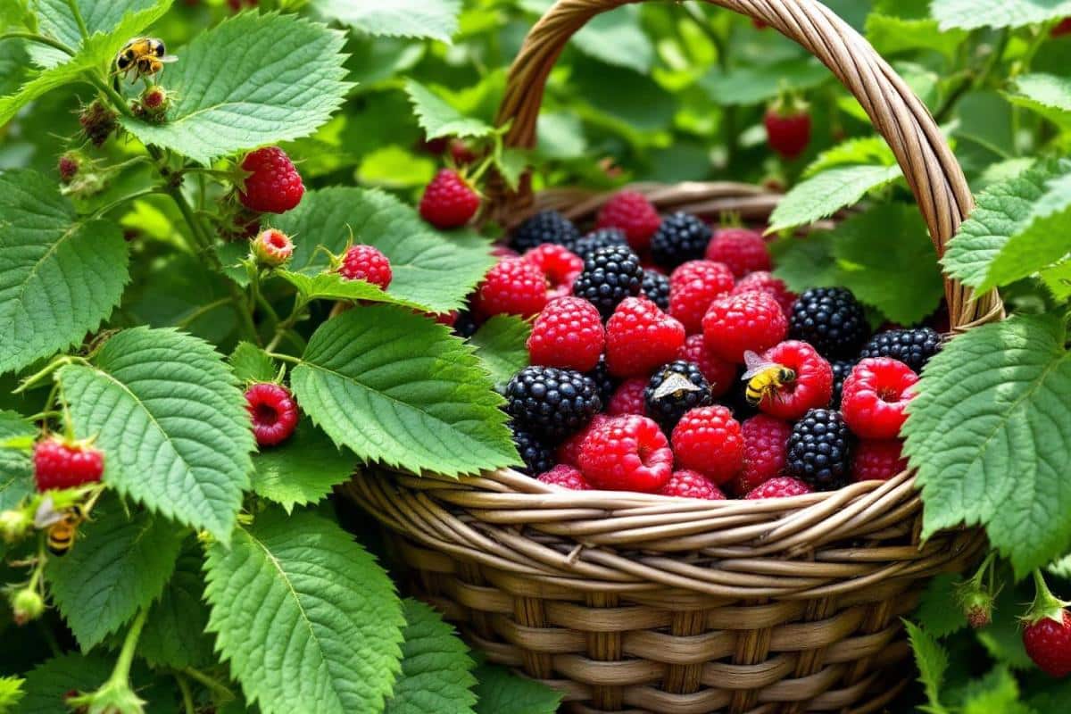 Que mettre au pied des framboisiers ?