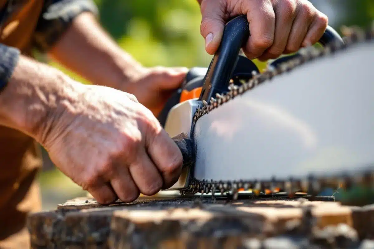 Comment affûter une chaîne de tronçonneuse ?