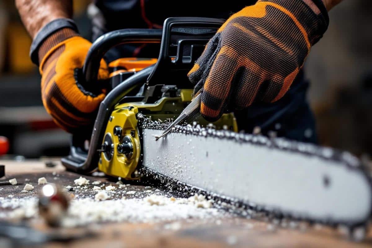 Comment affûter une chaîne de tronçonneuse ?