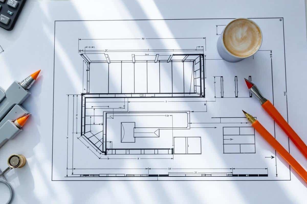 Comment faire le calcul d'un escalier quart tournant ?