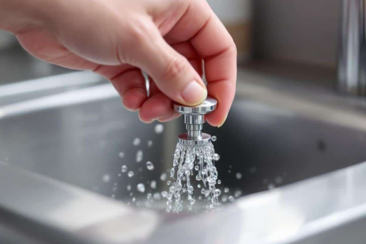 Bouchon d'évier bloqué : comment le débloquer facilement