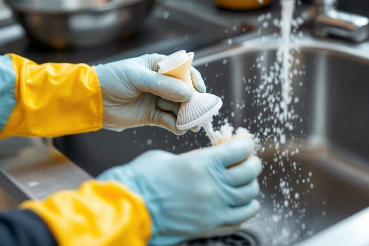 Bouchon d'évier bloqué : comment le débloquer facilement