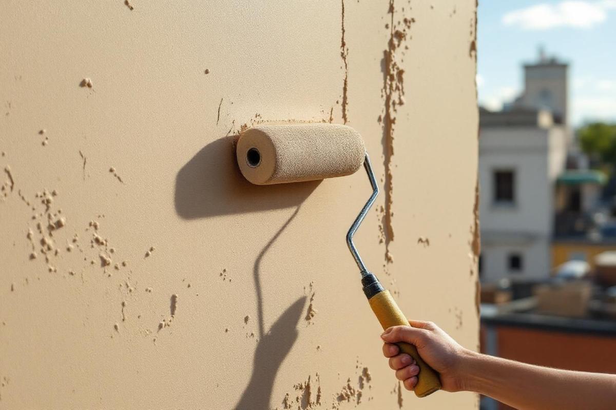 Comment enduire un mur en parpaing au rouleau ?