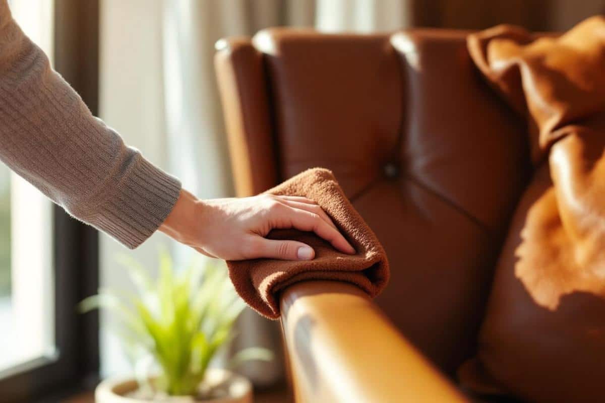 Comment nettoyer un fauteuil en cuir ?
