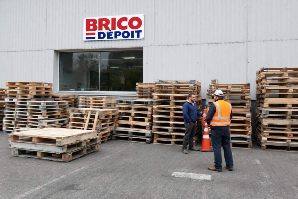 Comment récupérer des palettes gratuites chez Brico Dépôt