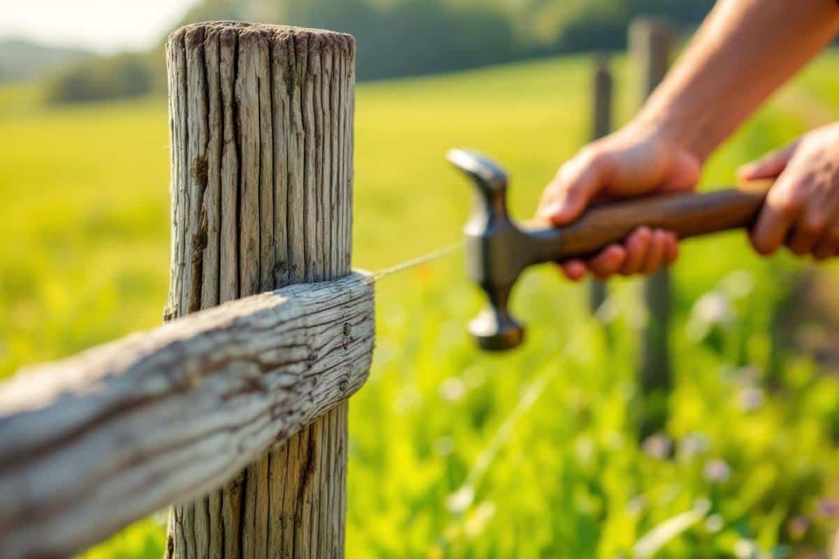Comment planter des piquets de clôture en bois ?
