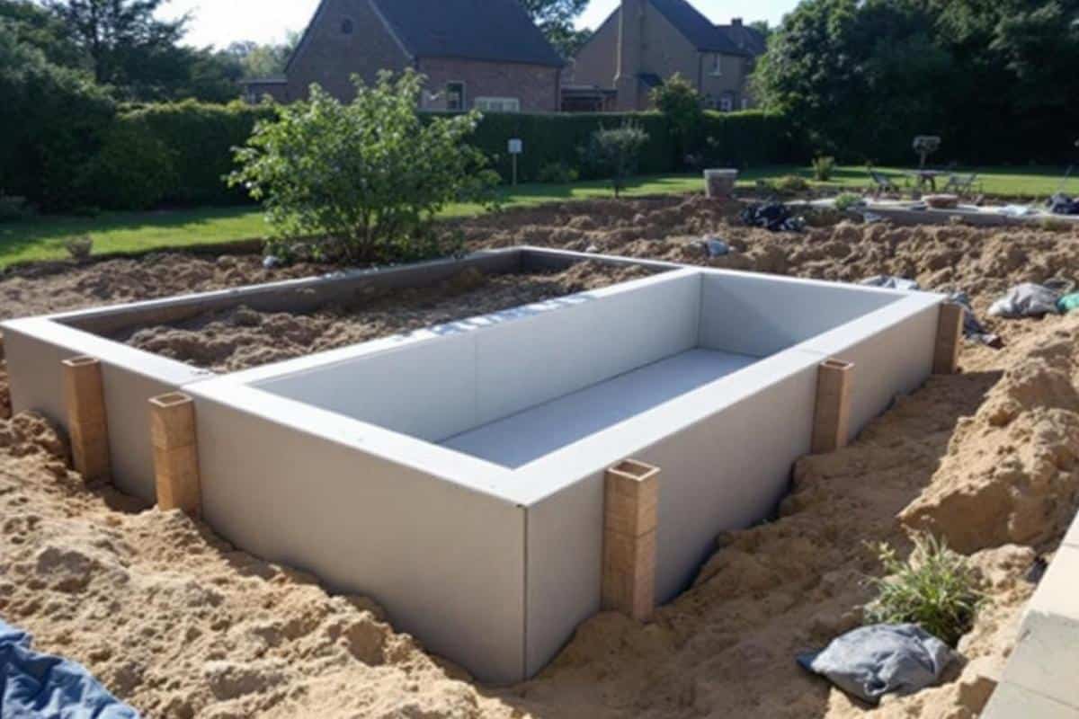 Piscine à 1 m de la maison : Que dit la loi